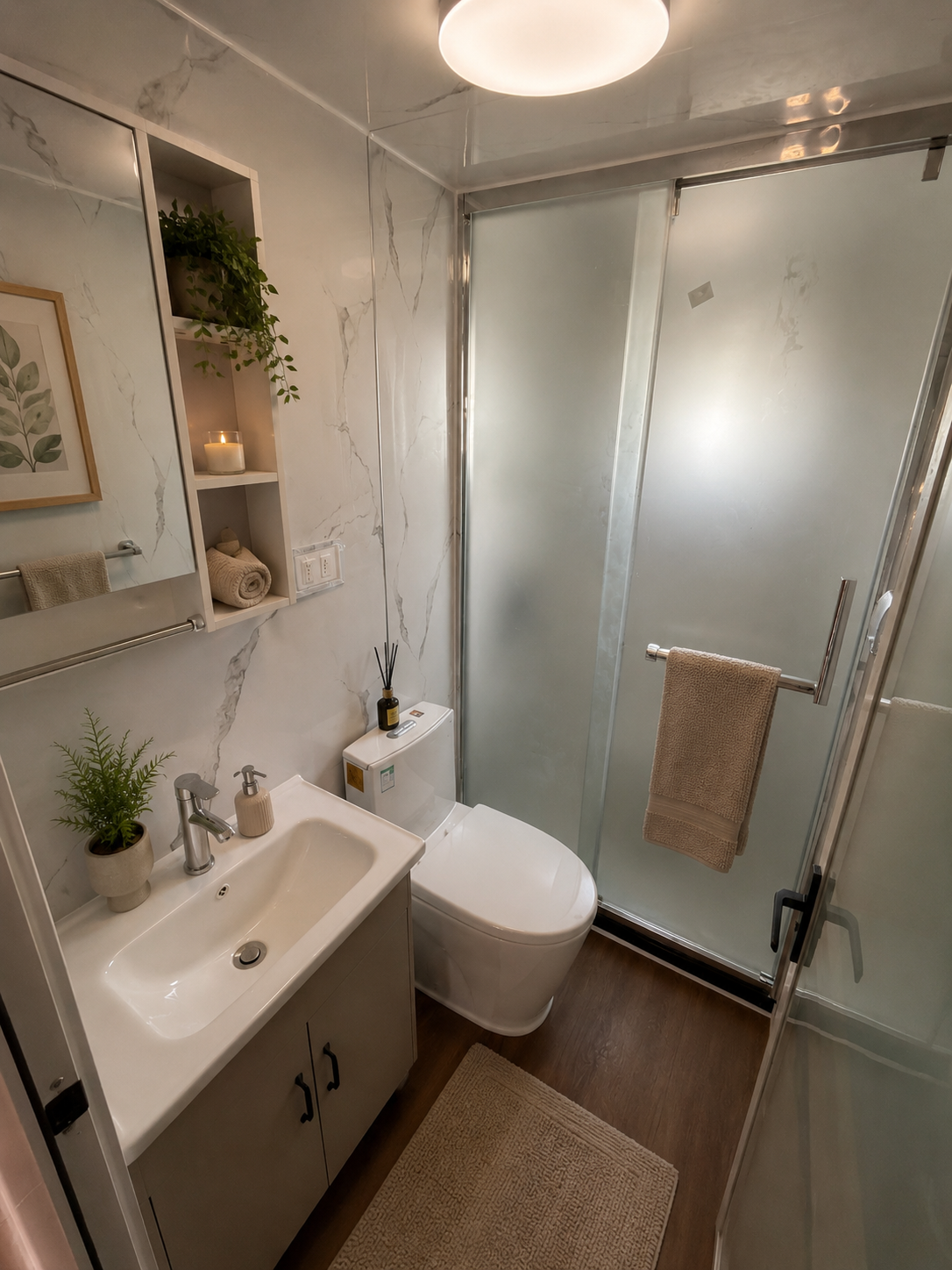 Baño equipado