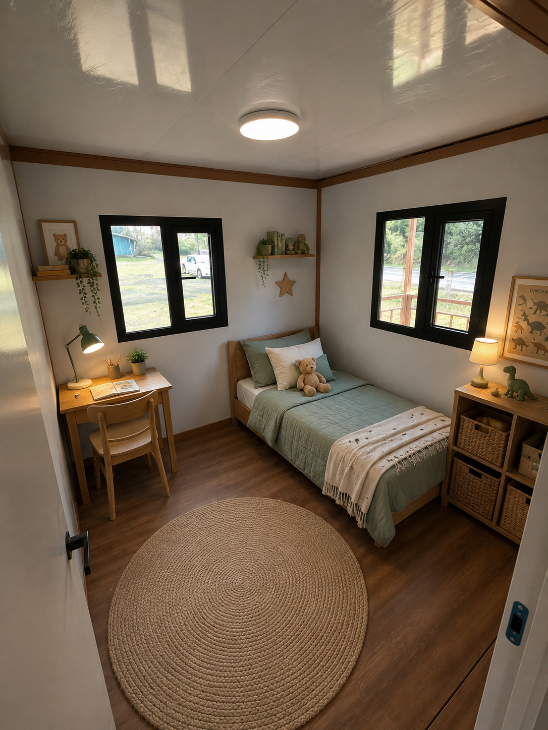 Dormitorio equipado
